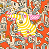animalsleep-elephant-flight-print