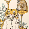 animalsleep-smoking-tiger-silkscreen