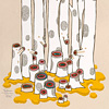 animalsleep-tree-stump-convention-silkscreen