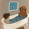 animalsleep-tub-diver-print
