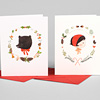 blackapple-girl-and-bear-holiday-cards