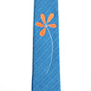 frankie-four-blue-stripes-orange-flower-tie