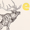 nik-bresnick-e-is-for-elks-print