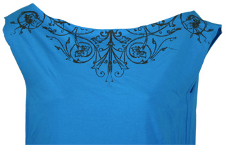 Puckish Bluefontdress3 Med