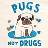 pugs-not-drugs-bag-blue