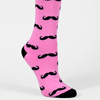 sock-f0065-pink-mustache