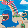 tinymeat-rainbowland-wallet