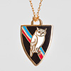 yellow-owl-shield-owl-necklace